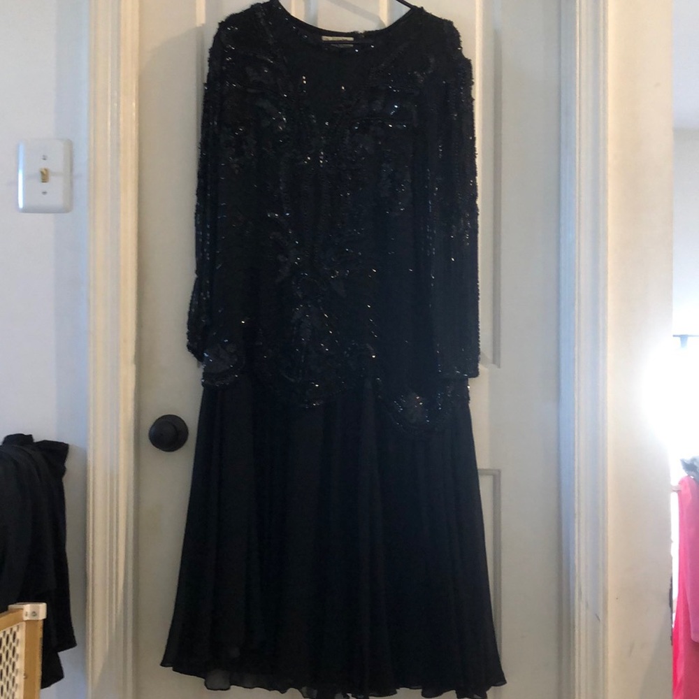 Gorgeous Vintage Sparkly Chiffon Dress 👗